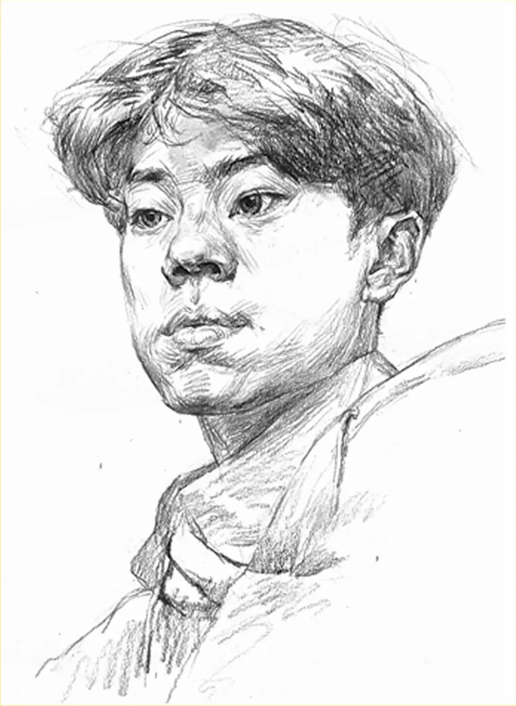 重慶美術培訓學校實操畫法|用結構素描去畫素描頭像！圖四