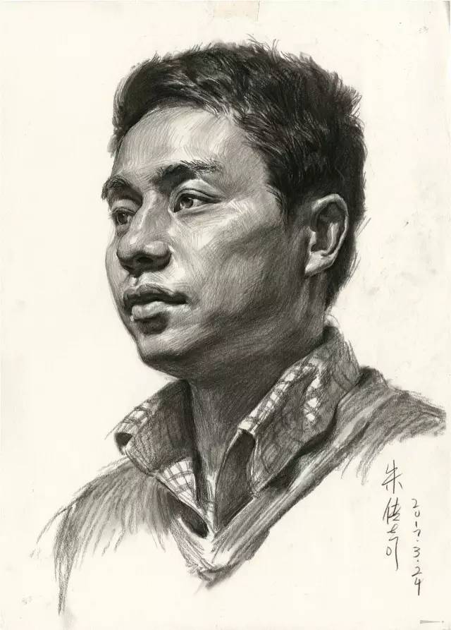 重慶十大畫室素描教學｜美術生如何處理格子襯衫的褶皺？