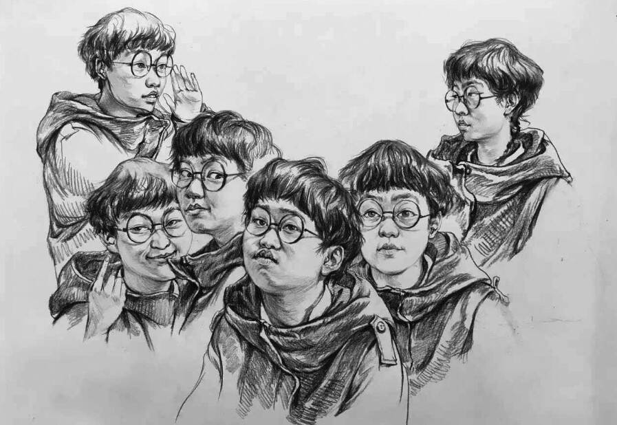 眼神與身體動態有多重要？重慶美術培訓畫室教你如何傳達出【速寫】的中心！