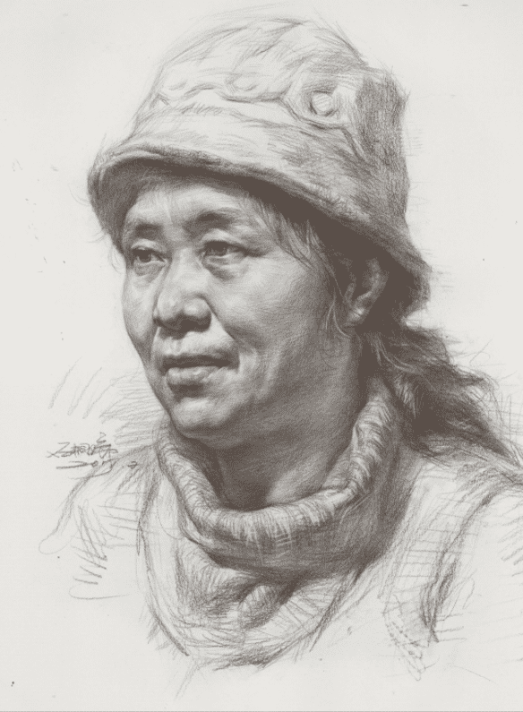 默寫素描頭像時，請看重慶美術培訓畫室美術生是如何合理刻畫衣物的？