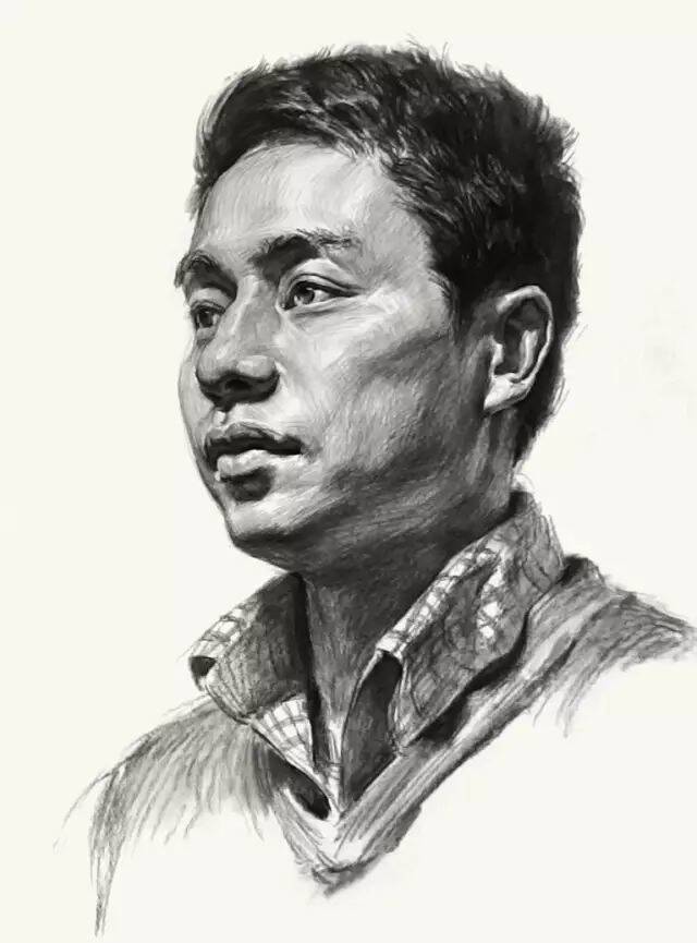 重慶十大畫室素描教學｜美術生如何處理格子襯衫的褶皺？