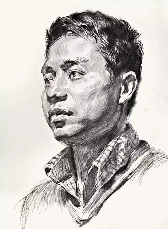 重慶十大畫室素描教學｜美術生如何處理格子襯衫的褶皺？