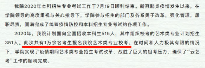 今年這五所藝術院校已公布校考人數，2021年校考依舊激烈！圖七