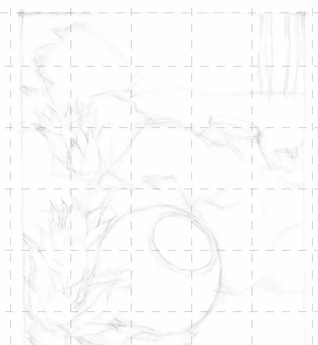 素描場景實(shí)操教程！花園一角怎么畫？重慶畫室學(xué)子看過來！圖一