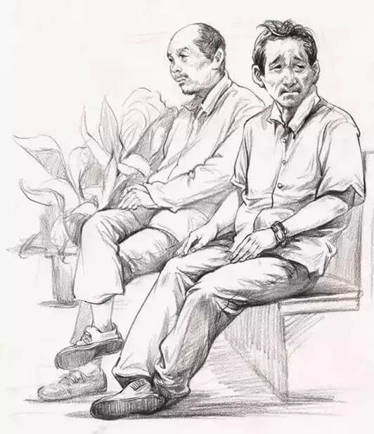 重慶美術(shù)集訓(xùn)畫室分享 | 速寫人物組合的抓分技巧，一看就懂！