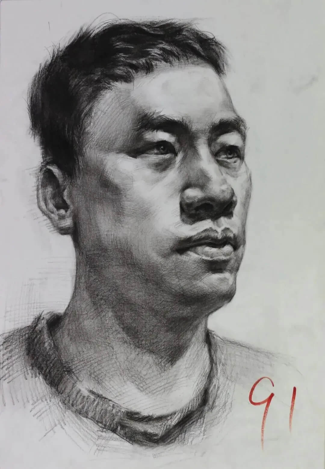 各省美術(shù)一模素描高分卷大pk，重慶美術(shù)集訓(xùn)畫室?guī)銇?lái)看看都有哪些共同特征？