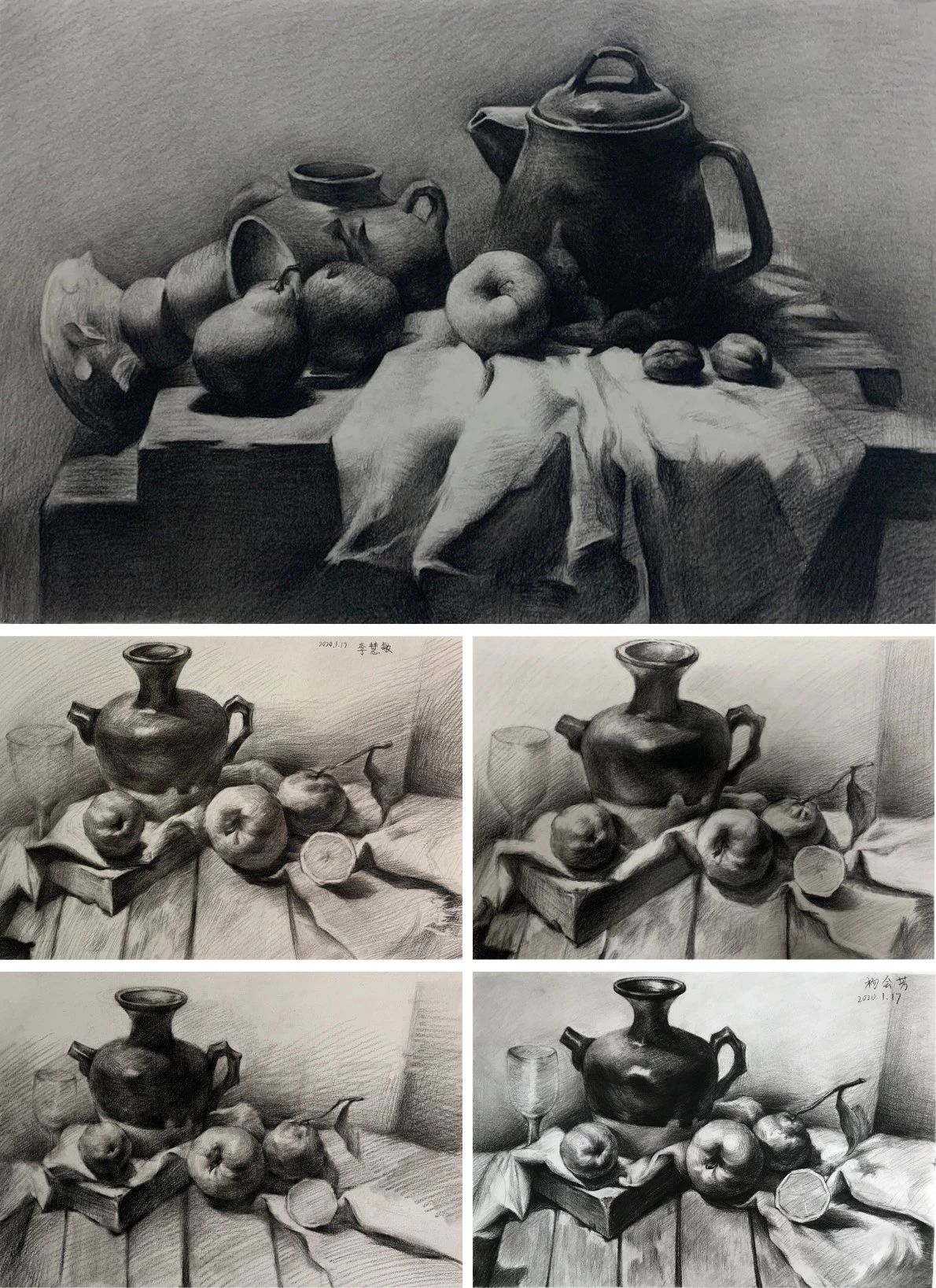 重慶畫(huà)室素描作品
