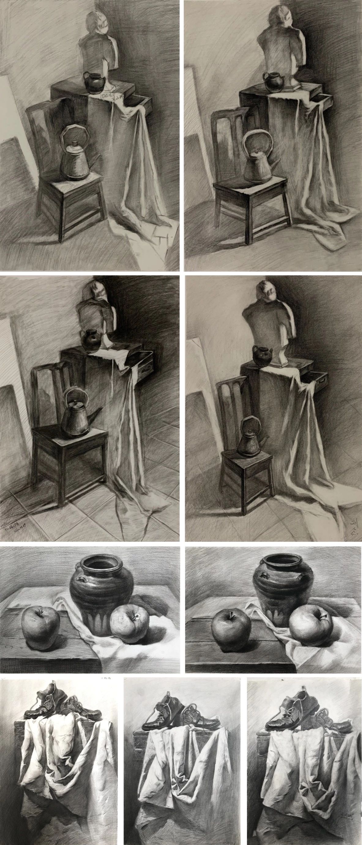 重慶畫(huà)室素描作品