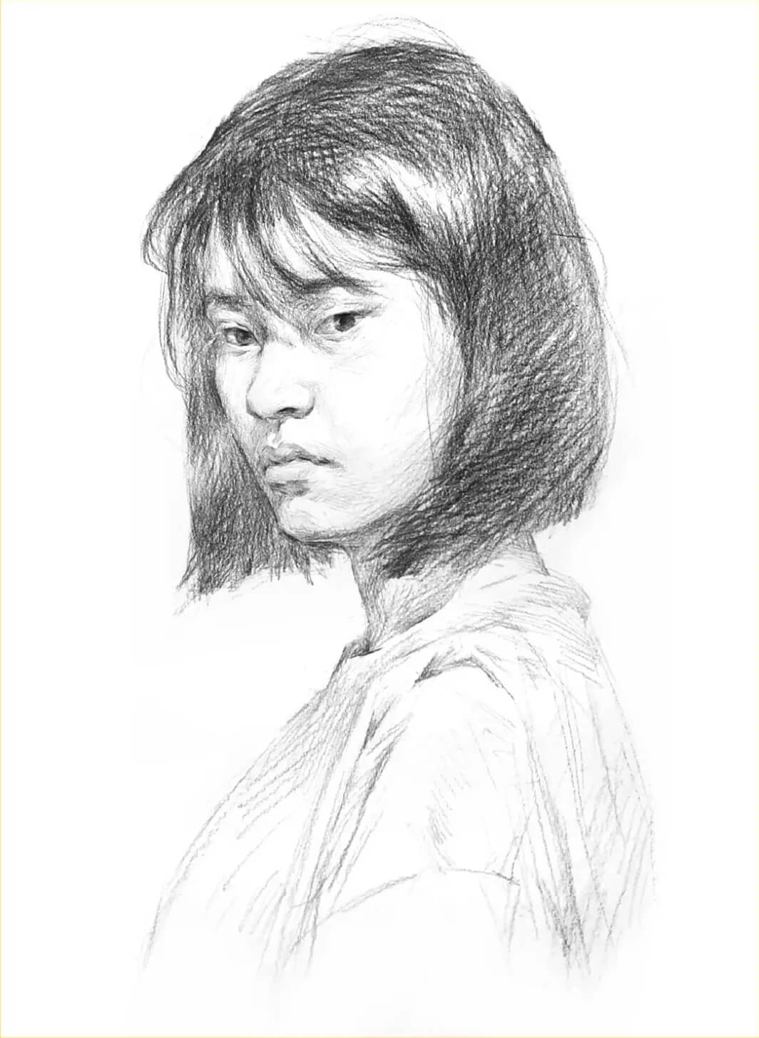 重慶美術培訓學校素描干貨分享|畫人先畫形，一步接一步!圖五