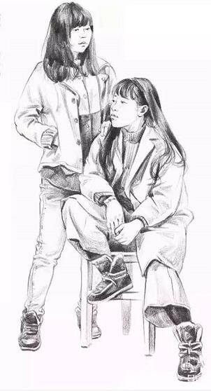 來重慶美術培訓畫室學畫，速寫畫得好，素描也能輕松解決！