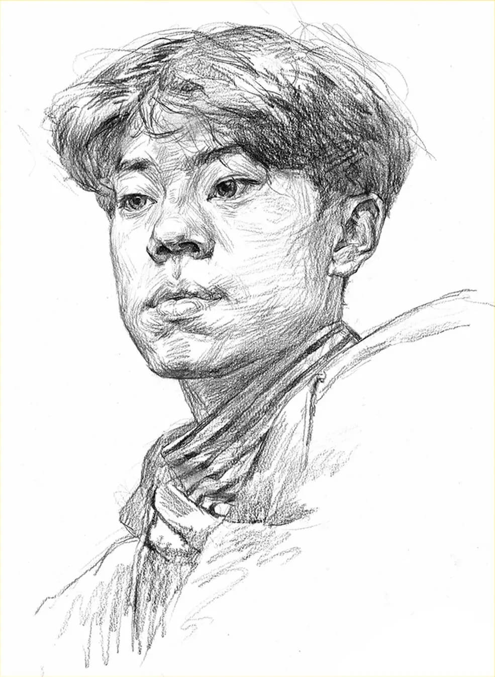 重慶美術培訓學校實操畫法|用結構素描去畫素描頭像！圖五