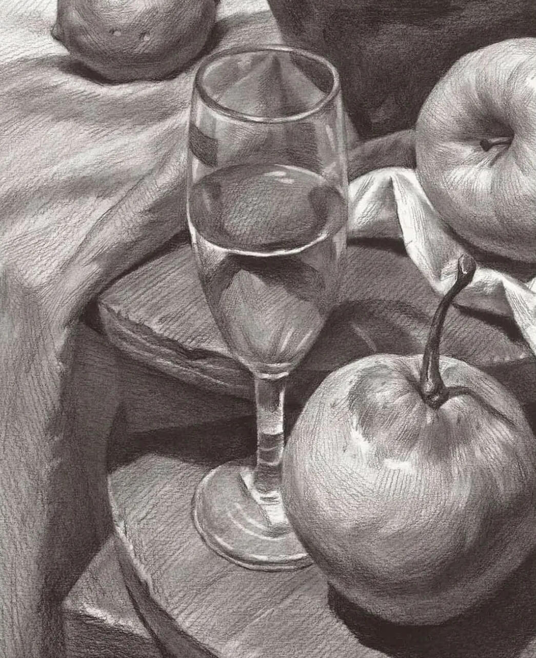 素描靜物時，玻璃質(zhì)感總是畫的不到位！看完這篇你就知道如何畫了！圖七