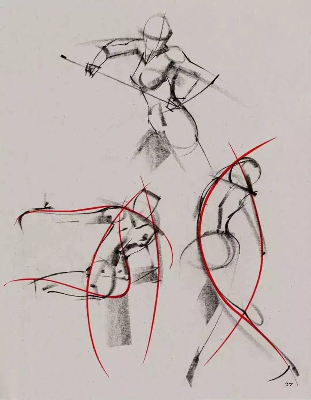 美術(shù)?？几叻旨记桑喝宋锼賹?，最關(guān)鍵的一點“動態(tài)線”！圖五