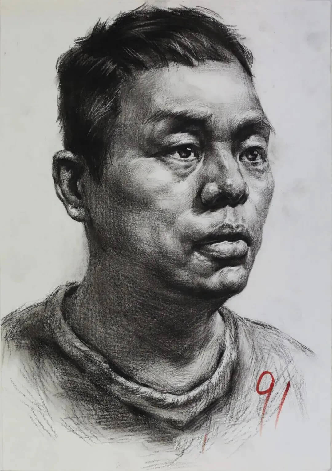 各省美術(shù)一模素描高分卷大pk，重慶美術(shù)集訓(xùn)畫室?guī)銇?lái)看看都有哪些共同特征？